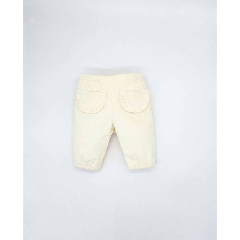 NEW FINA EJERIQUE girl's corduroy pants in beige